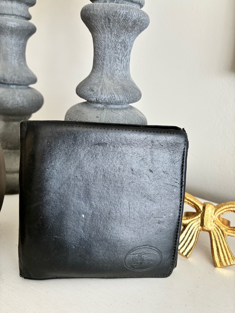 Burberry Black Leather Card Holder
Vintage 1990s